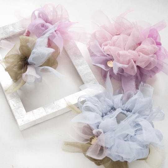 【セット】咲き編みシュシュ｜Creema SPRINGS限定コンプリート