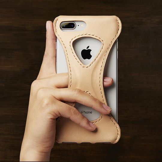グッドデザイン賞受賞！Palmo GL  CAMEL（iPhoneSE2020/8/7〜5）