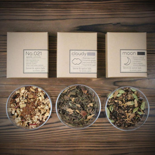 3種（フルーツ/ほうじ茶チャイ/コーヒー）のスパイスティー＋EC Shop用 20%OFFクーポン