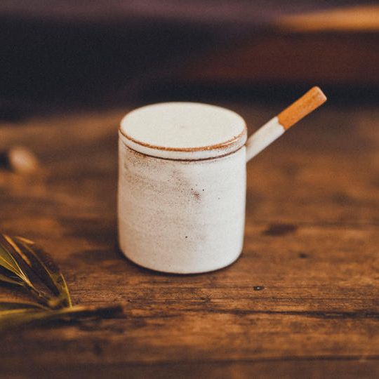 陶器のシュガーケース + スタジオ撮影料金10%OFFクーポン + 心を込めたお礼メール