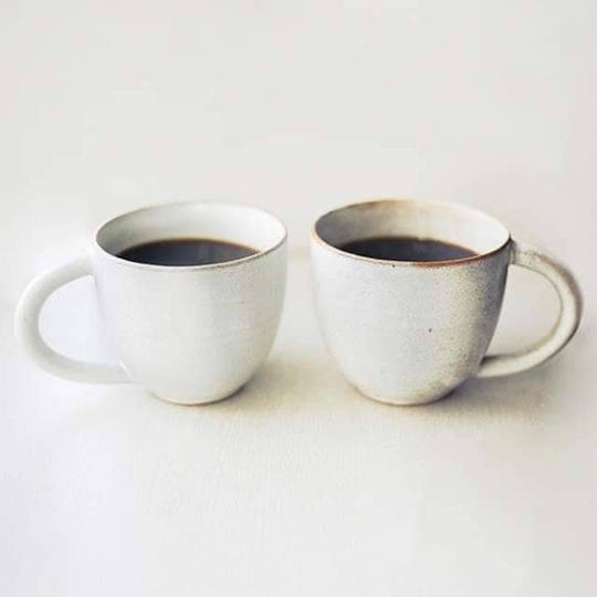 陶器のマグカップ２個セット + スタジオ撮影料金10%OFFクーポン + 心を込めたお礼メール