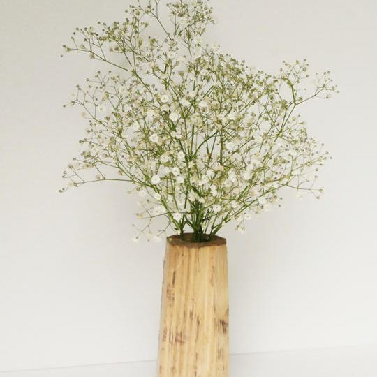 【ご好評につき追加しました】木のロス部分で作った花器 ショート