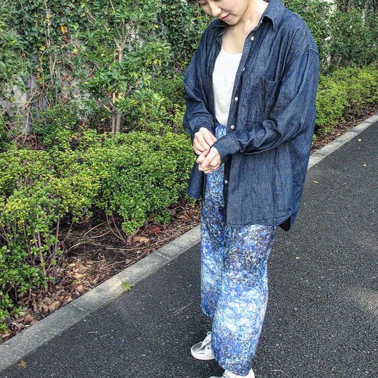 Milky way 宇宙柄のパンツ