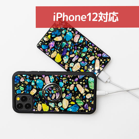 お得な３点セット　スマホケース＋スマホリング＋モバイルバッテリー｜CreemaSPRINGS限定価格　選べる６アート