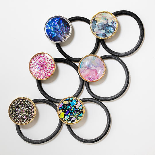 螺鈿アートヘアゴム｜Creema SPRINGS限定 選べる６アート