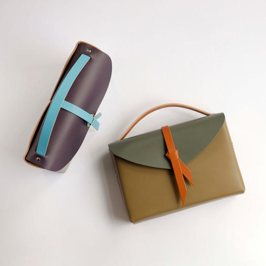 折りボックスバッグ　スリム