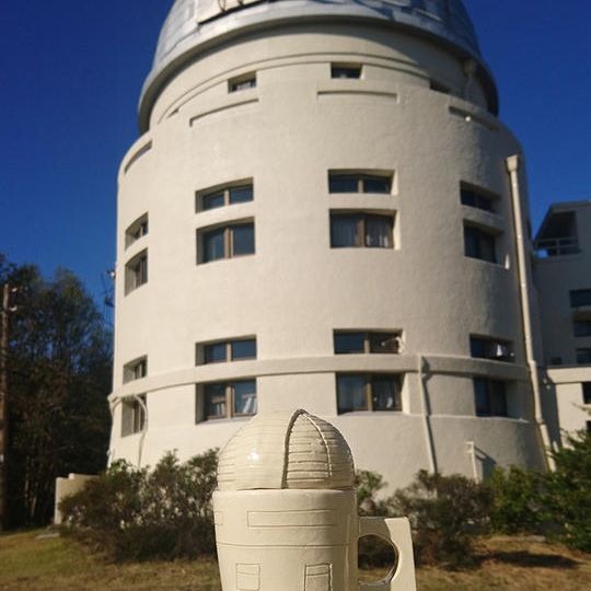 【NEW！限定60個】クラウドファンディング2020記念・花山天文台オリジナルマグカップ＋オリジナル陶器マグネット