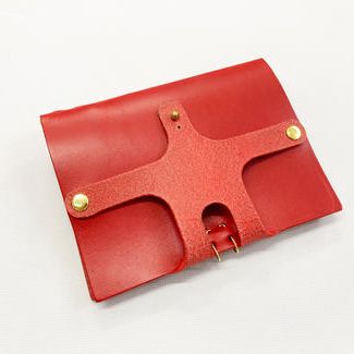 A4メモウォレット 　イタリアンレッド