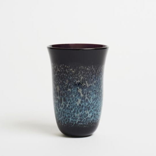 【名入れ可】新・小樽焼 蓮葉氷 グラス