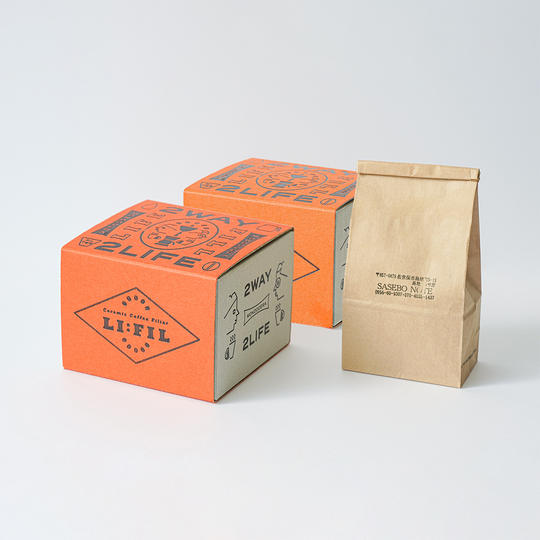 『LI:FIL』２個＋『葉港町珈琲』コーヒー豆セット（200g）