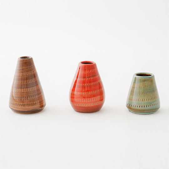 【大】茶・【中】赤・【小】水色3点セット