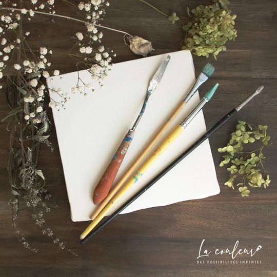 おまかせオーダー抽象画（約180×180×15mm）