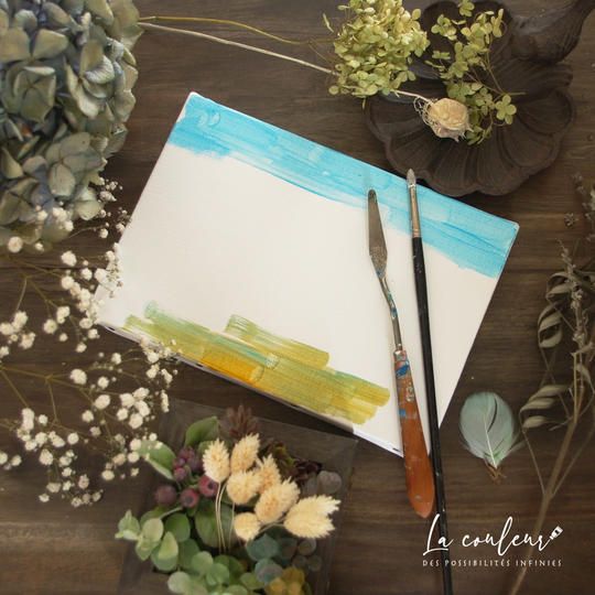 おまかせオーダー抽象画（約 227×158×20mm）