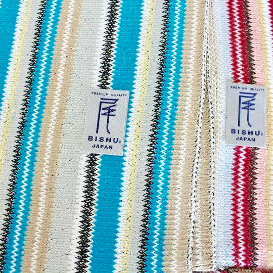 Owarishima 　エコマット　サックス/黒+ピンク/赤×2枚組セット