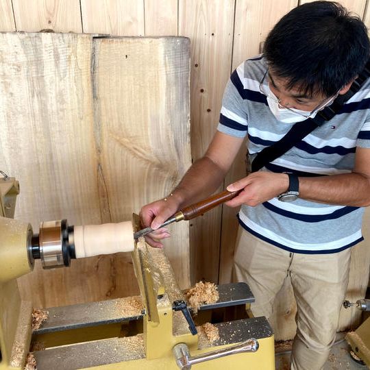 無垢材のコップ（針葉樹）制作ワークショップ