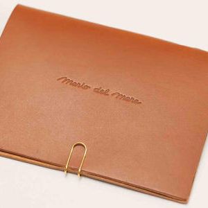 A4メモウォレット(スリム）キャメル