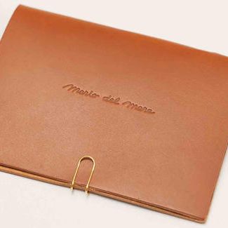 A4メモウォレット(スリム）キャメル