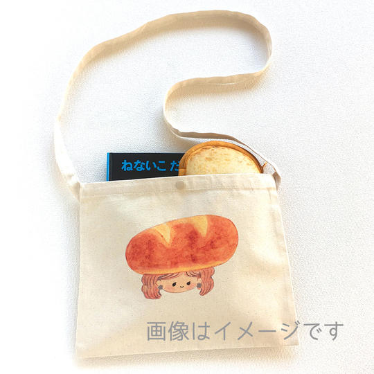 ゆるたべもの似顔絵制作・サコッシュ・SNSアイコンデータ