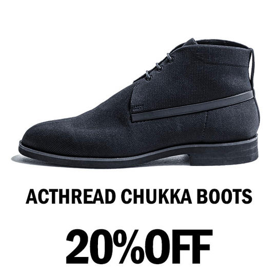 【20%OFF】ACTHREAD CHUKKA BOOTS