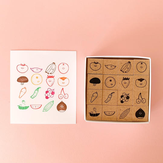 旬を告げる青果たち　スタンプセット