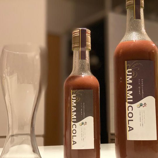 【クラファン限定】UMAMI COLA専用グラスセット（シロップ720ml + マドラー付き）	