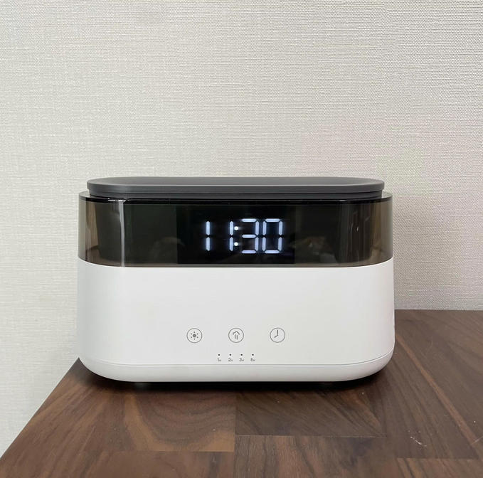 LEDライトと180mlの大容量で快適な空間を演出！