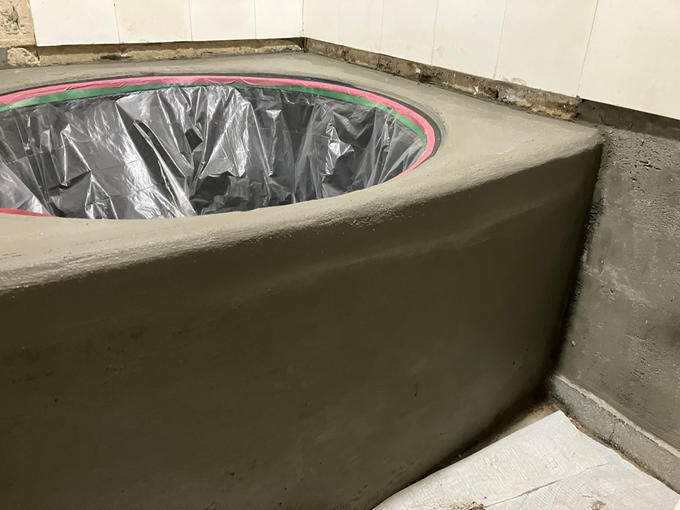 今日からタイル工事