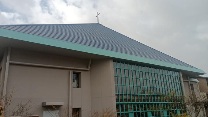 足場が外れました。