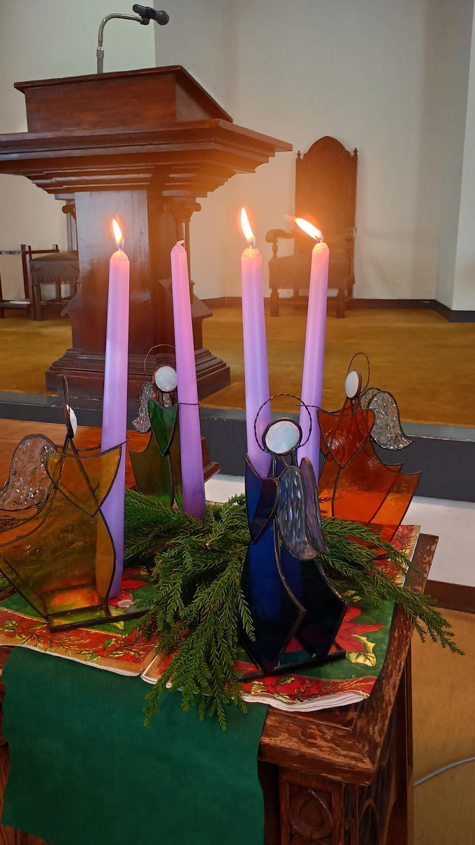 アドヴェント第３週の礼拝でした。