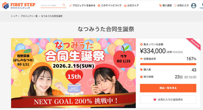 【御礼】150％達成しました！新リターン解禁！