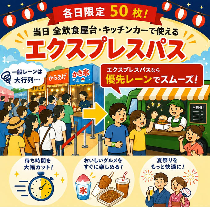 エクスプレスパスの販売を開始しました！【東庄ポーク＆ビア夏祭り】
