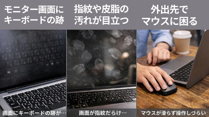 ノートPCを開いた瞬間、こんな経験ありませんか？