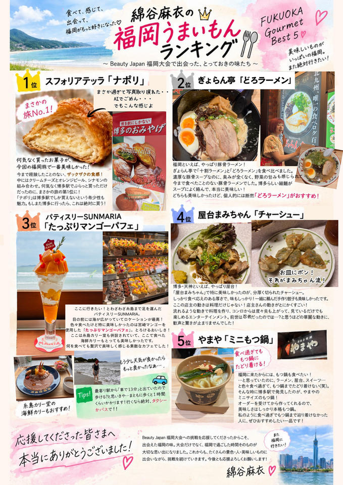 ご支援いただいた皆様へ